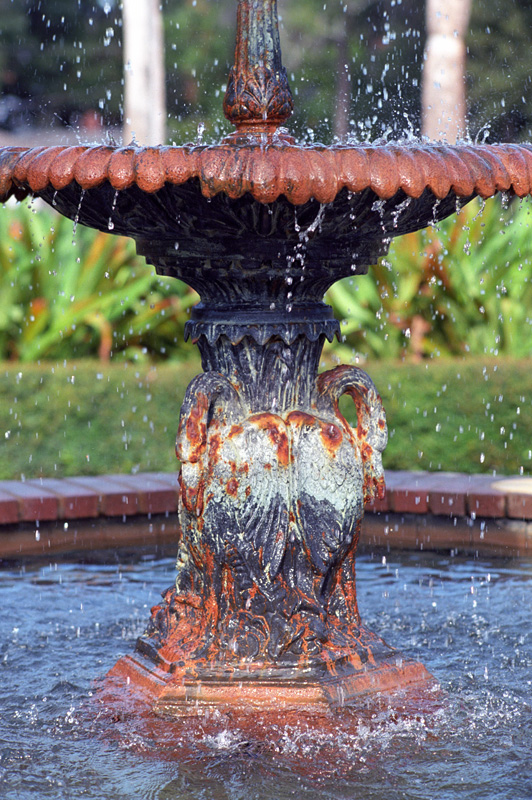 restored fountain