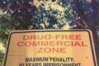 commercial free drug zone would be more accurate