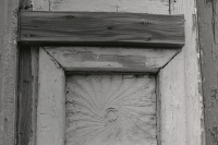 decaying decorative detail