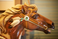 hand carved horse two